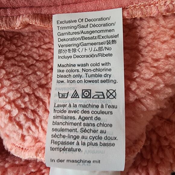 J.Crew Vintage Polartec Sherpa Fleece Half-Zip Pullover Jacket | Women's XXS - Picture 12 of 12